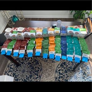 Optavia assorted fuelings(71 total) and shaker cup